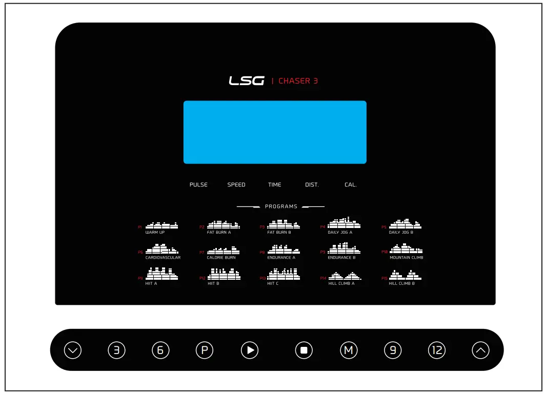 LSG Chaser 3 Treadmill - OVERVIEW
