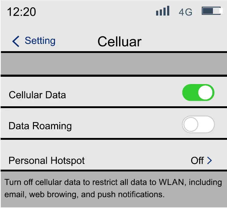 iOS Device without WiFi Environment 02