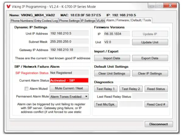 VIKING K-1705-IP Series VoIP Entry Phone System - Call Button Auto Dial