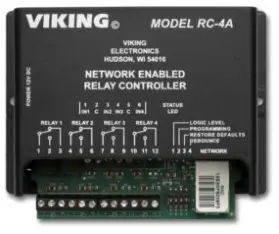 VIKING K-1705-IP Series VoIP Entry Phone System - Control Relay Contacts Across a Local Area Network