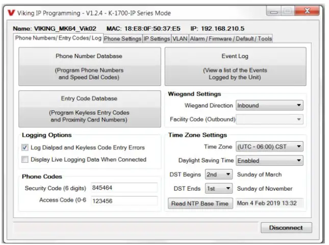 VIKING K-1705-IP Series VoIP Entry Phone System - Register Fails