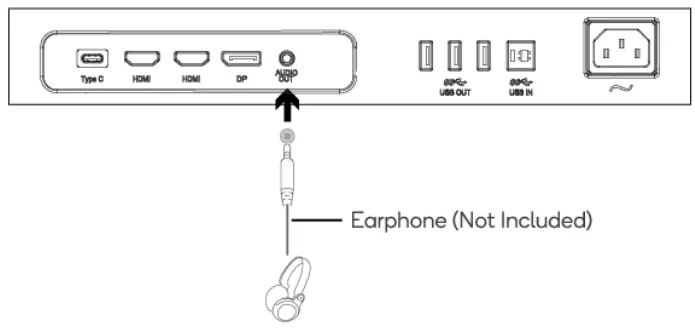 kogan KAMN44UWCLA 44 inch Ultrawide - 3.5mm Audio Out