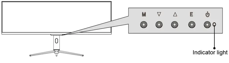 kogan KAMN44UWCLA 44 inch Ultrawide -A solid blue light