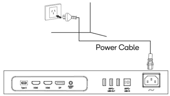 kogan KAMN44UWCLA 44 inch Ultrawide - Power Cable