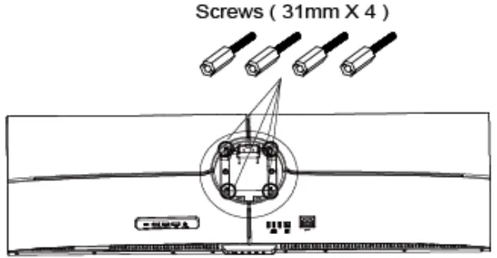 kogan KAMN44UWCLA 44 inch Ultrawide - VESA MOUNT