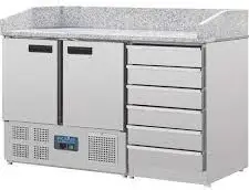 POLAR Pizza counter with marble top CT425