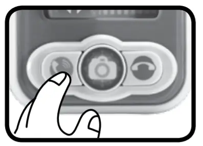 vtech 537603 Swipe & Discover Phone- END CALL