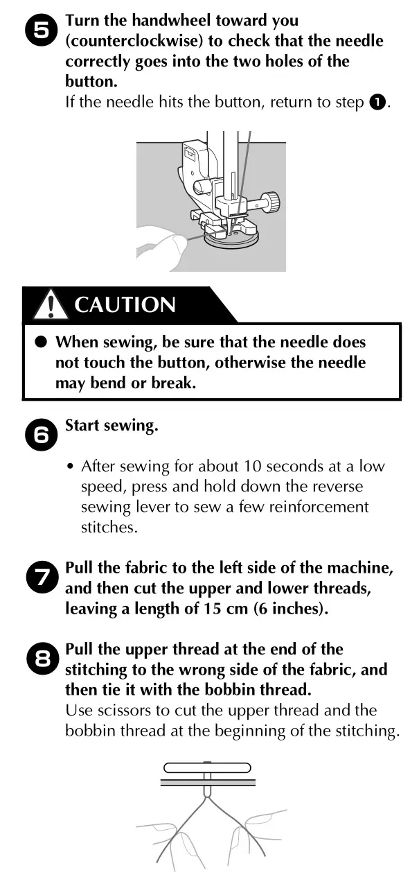 brother Sewing and Mending Machine - Button sewing 2
