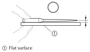 brother Sewing and Mending Machine - Correct needle