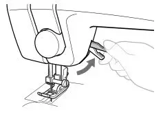 brother Sewing and Mending Machine - If the fabric does not fit under the presser foot