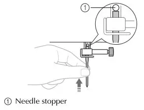 brother Sewing and Mending Machine - Needle stopper