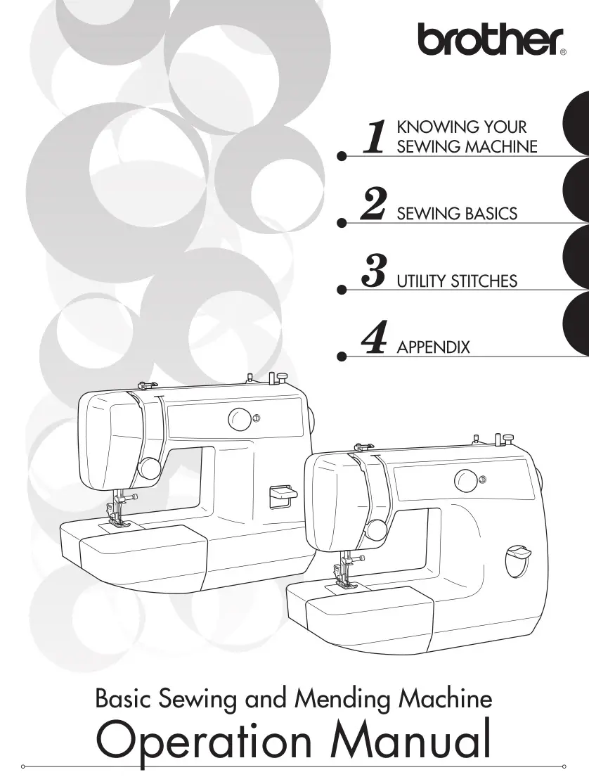 brother Sewing and Mending Machine Operation Manual