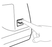 brother Sewing and Mending Machine - Press and hold down the reverse sewing lever