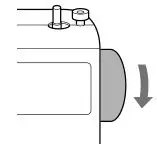 brother Sewing and Mending Machine - Raise the needle by turning the handwheel