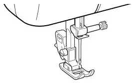 brother Sewing and Mending Machine - Raise the presser foot lever to check