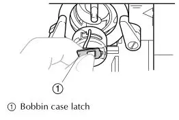 brother Sewing and Mending Machine - Remove the bobbin case