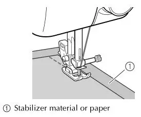 brother Sewing and Mending Machine - Sewing thin fabrics