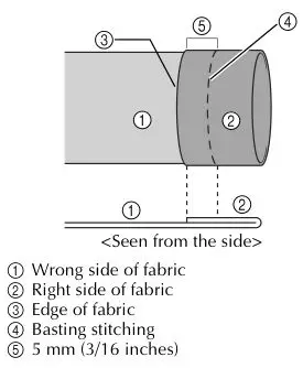 brother Sewing and Mending Machine - Use a chalk to mark on the fabric