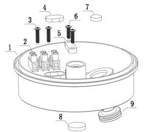 WOOX R4076 Smart Floodlight Camera - Package includes 1