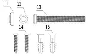 WOOX R4076 Smart Floodlight Camera - Package includes 3