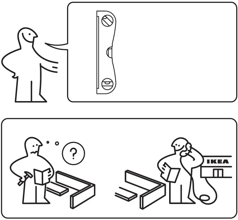 IKEA KLYKET Folding Hook Installation
