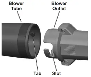 Attaching Blower Tube 