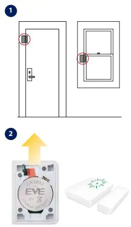 SALUS OS600 Window Door Sensor fig2
