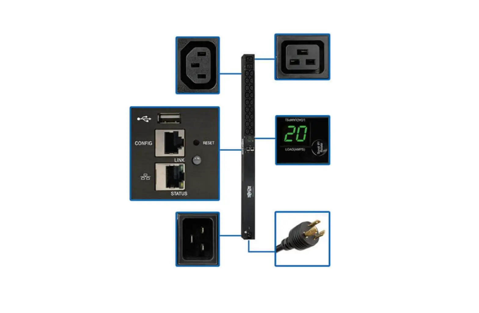 Tripp-lite Pdumnv20hvlx Monitored Rack Pdu Owner's Manual Tripp-lite Pdumnv20hvlx Monitored Rack Pdu Owner's Manual