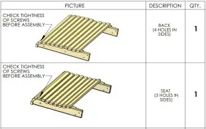 TRACTOR SUPPLY Babysitter Swing Instruction-SwiDimesionsng