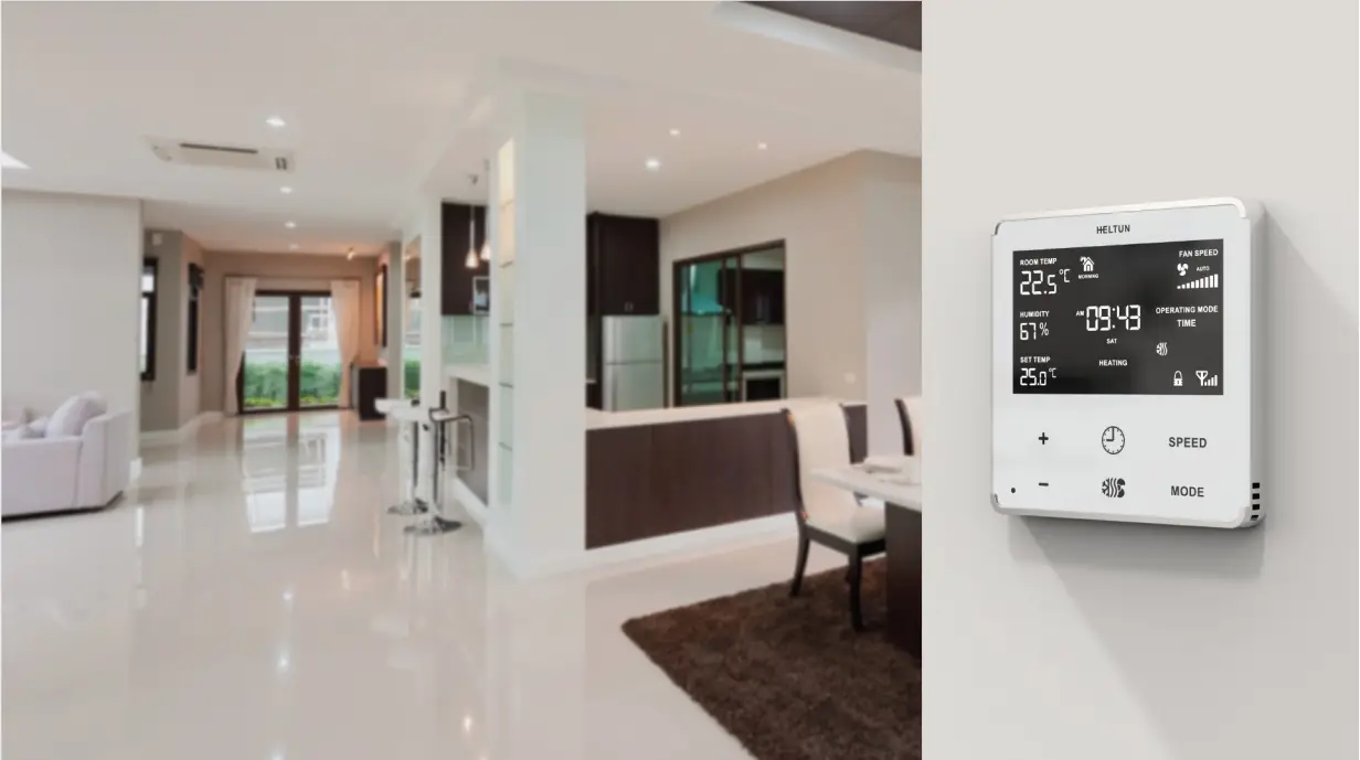 Heltun Fan Coil Thermostat He-ft01 User Manual