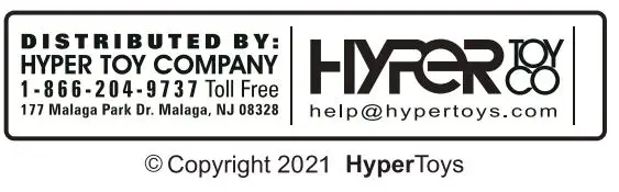 HYPER TOY HRC1411 Remote Control Flying Eagle User Guide - Address