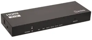 av-link 128.835UK 4K HDMI Switch Splitter 2x4