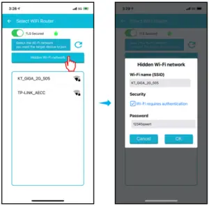 Provisioning to Hidden Wi-Fi Network