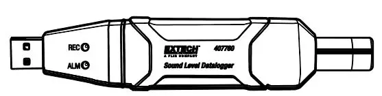 EXTECH 407760 Sound Level Meter USB Datalogger fig1