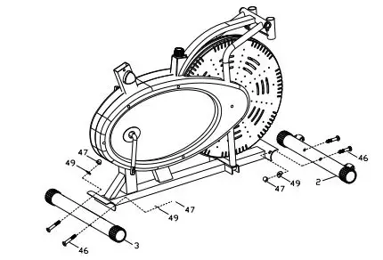 SKY LAND Orbitrac - Assembling of item STEP 1