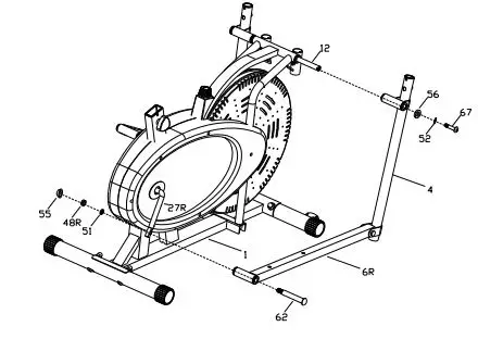 SKY LAND Orbitrac - Assembling of item STEP 2