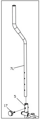 SKY LAND Orbitrac - Assembling of item STEP 4
