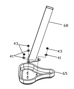 SKY LAND Orbitrac - Assembling of item STEP 5