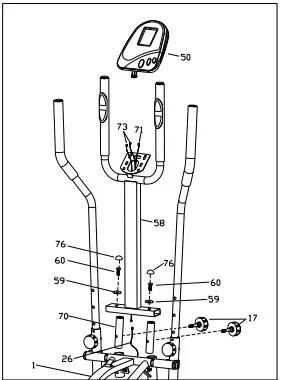 SKY LAND Orbitrac - Assembling of item STEP 7