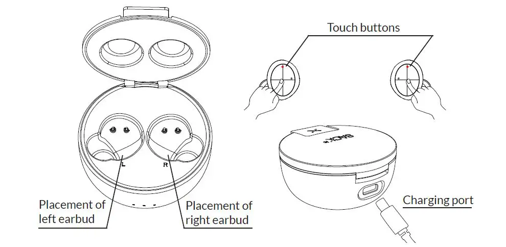 SACKit UD773 ROCKit X In-Ear True Wireless Headphones fig4