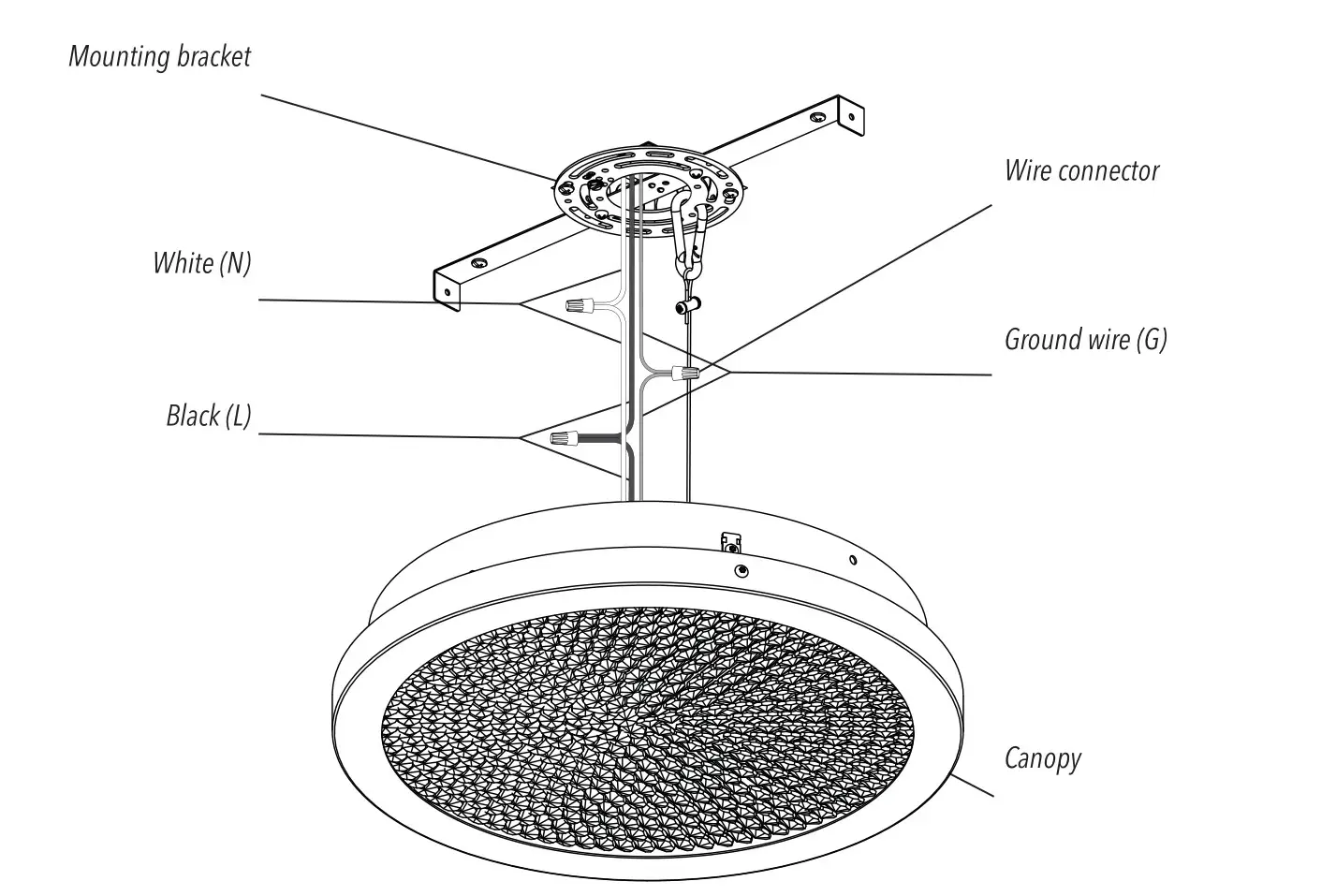 artika CLGL-HD2BL Ceiling LED Light Fixture - Glam - figure 2