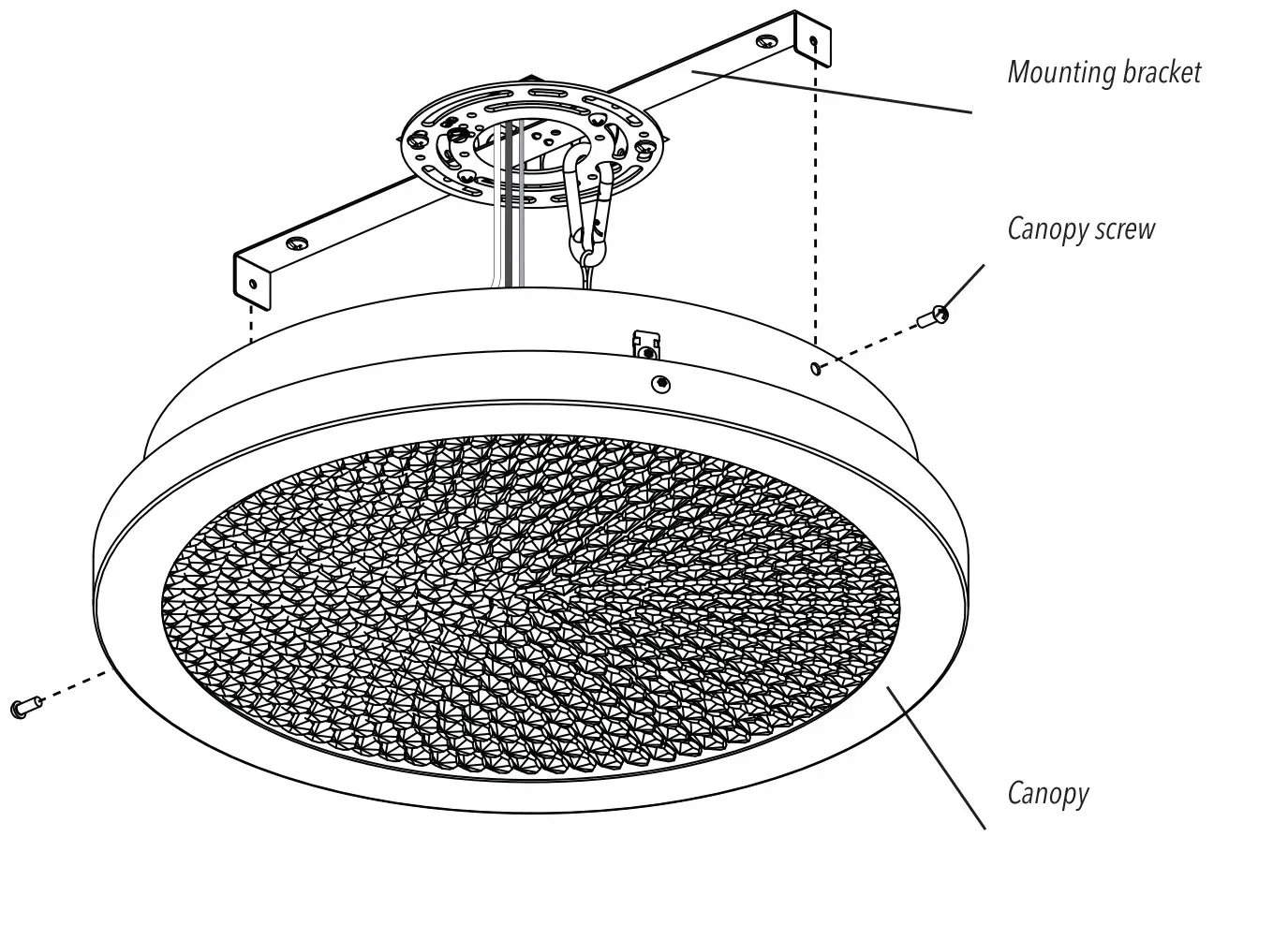 artika CLGL-HD2BL Ceiling LED Light Fixture - Glam - figure 3