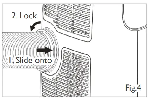 Installing Exhaust Hose 