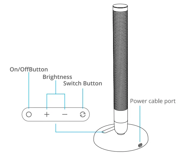 Govee H6050 Glow Table Lamp - fig
