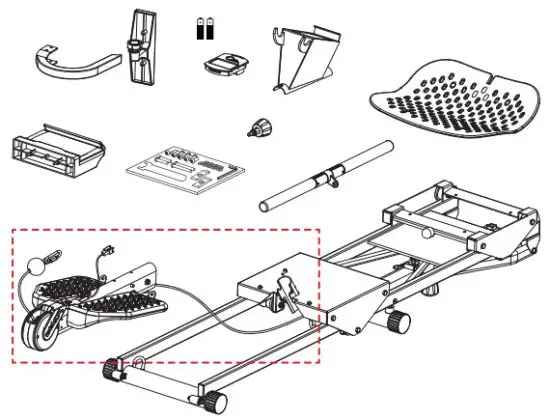 total gym Incline Row Trainer Machine - Box
