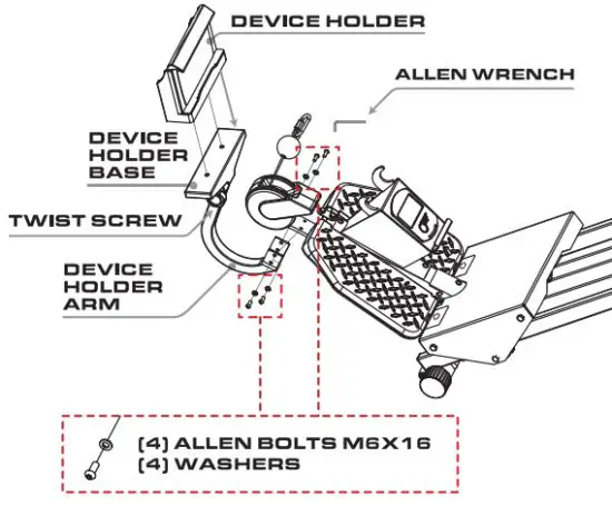 total gym Incline Row Trainer Machine - Holder