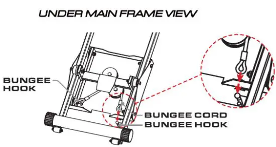 total gym Incline Row Trainer Machine - Hook
