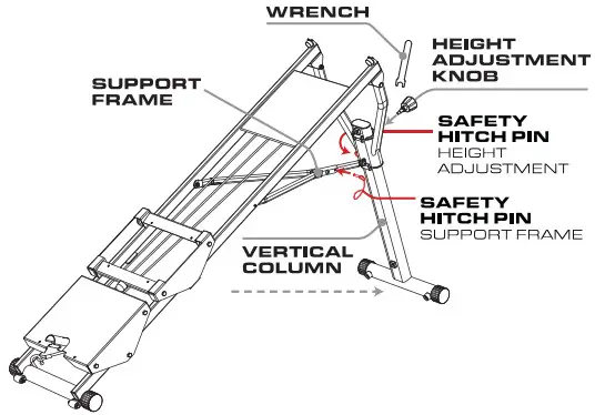 total gym Incline Row Trainer Machine - Wrench
