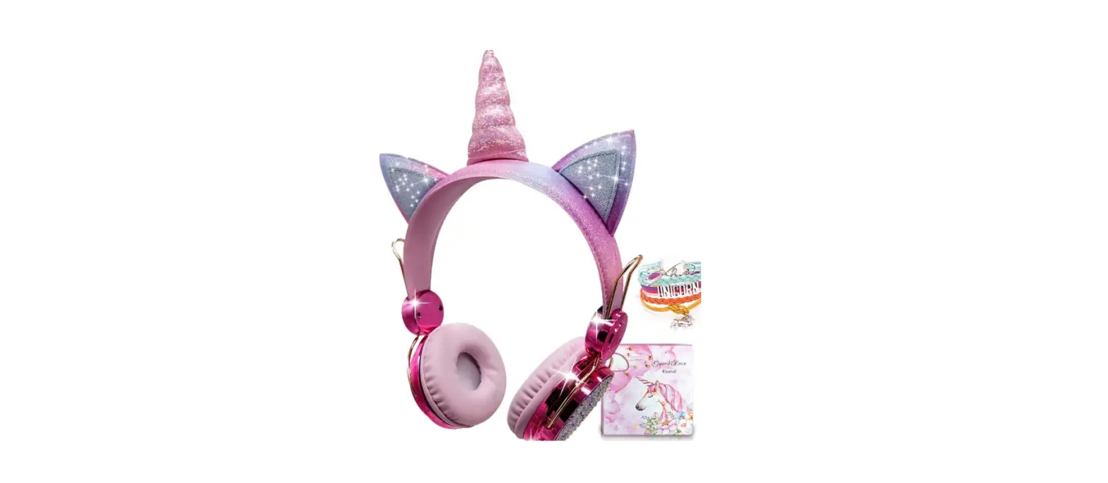 Unicorn Kids Headphones For Girls-complete Features\instruction Manusal
