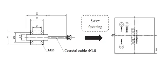 NITTOKU ITS LRW210 Intelligent R W Device - antenna